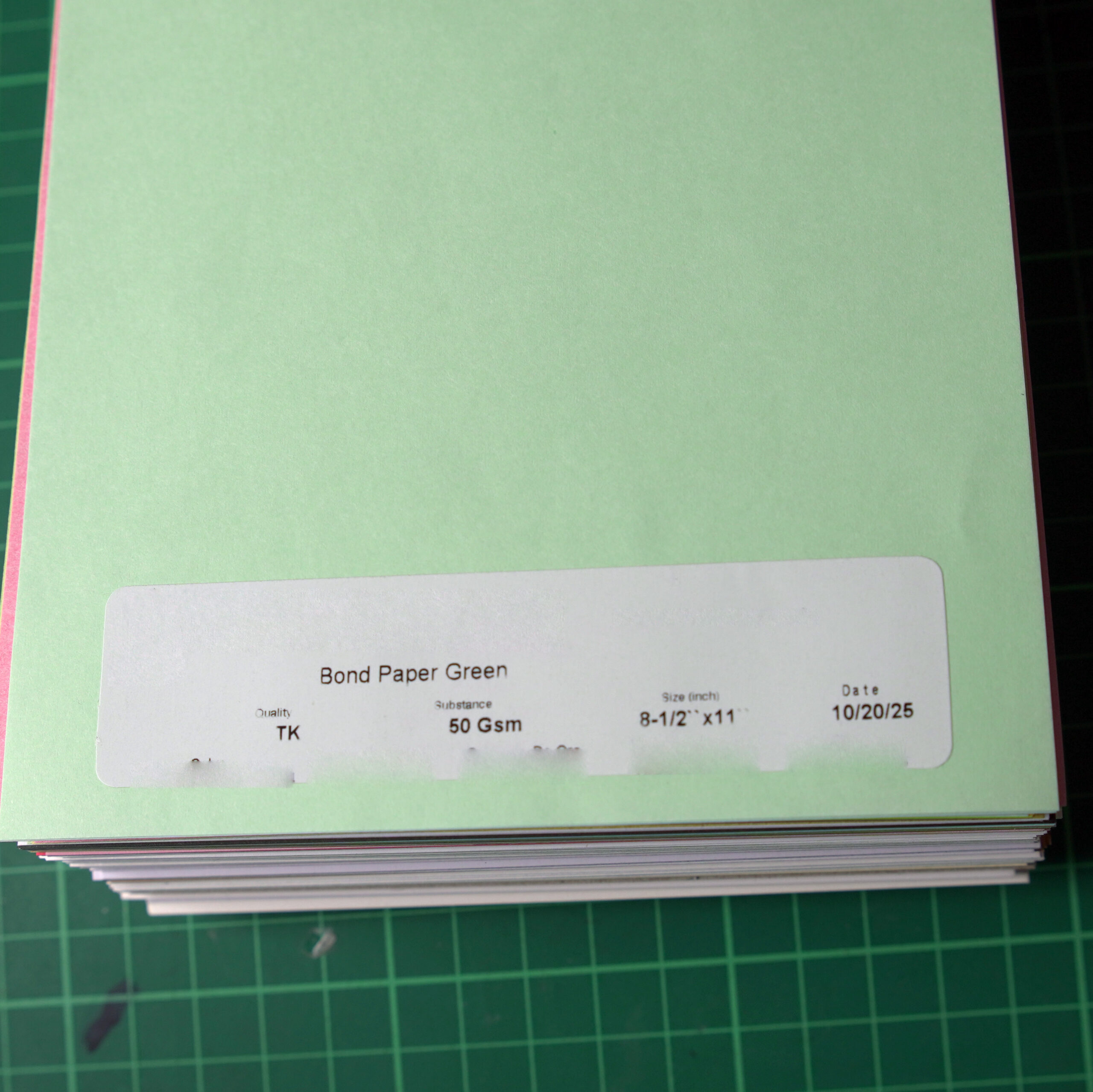Bond Paper Green - TK Series 50gsm
