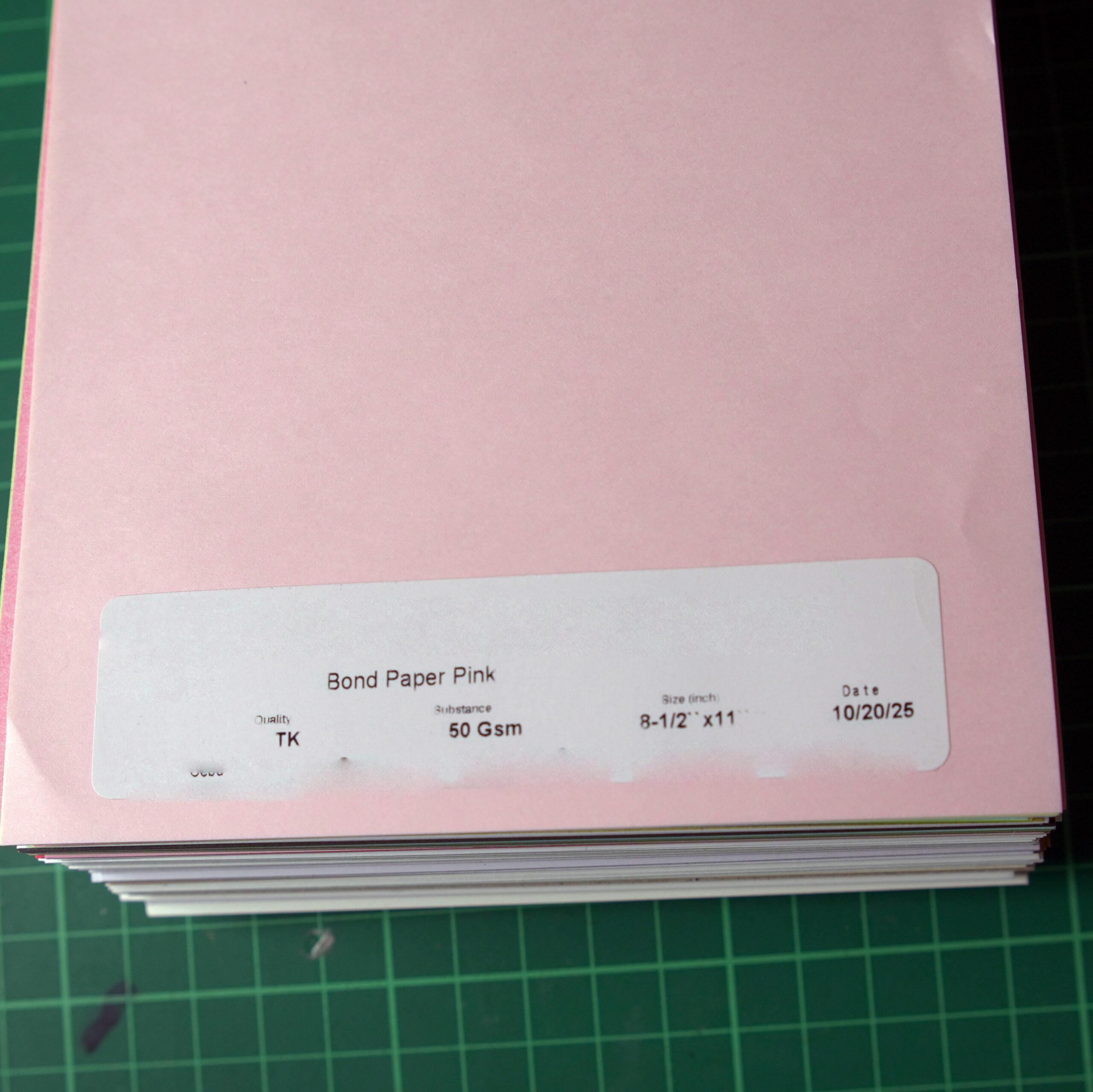 Bond Paper Pink - TK Series 50gsm