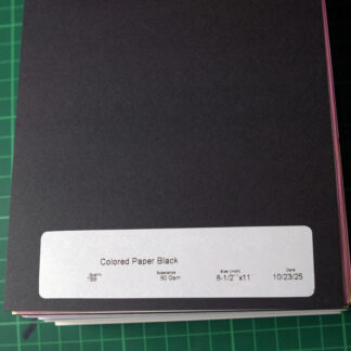 Colored Paper Black - TSB Series 80gsm