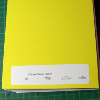 Colored Paper Lemon - TSB Series 80gsm