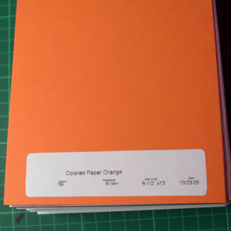 Colored Paper Orange - TSB Series 80gsm