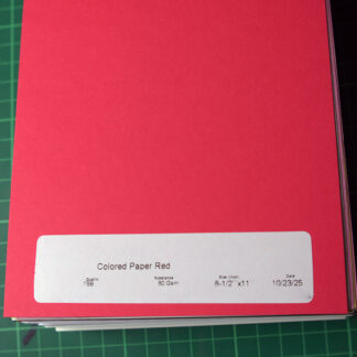 Colored Paper Red - TSB Series 80gsm