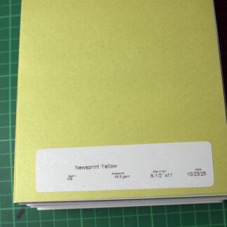 Newsprint Yellow - WB Series 48.8gsm